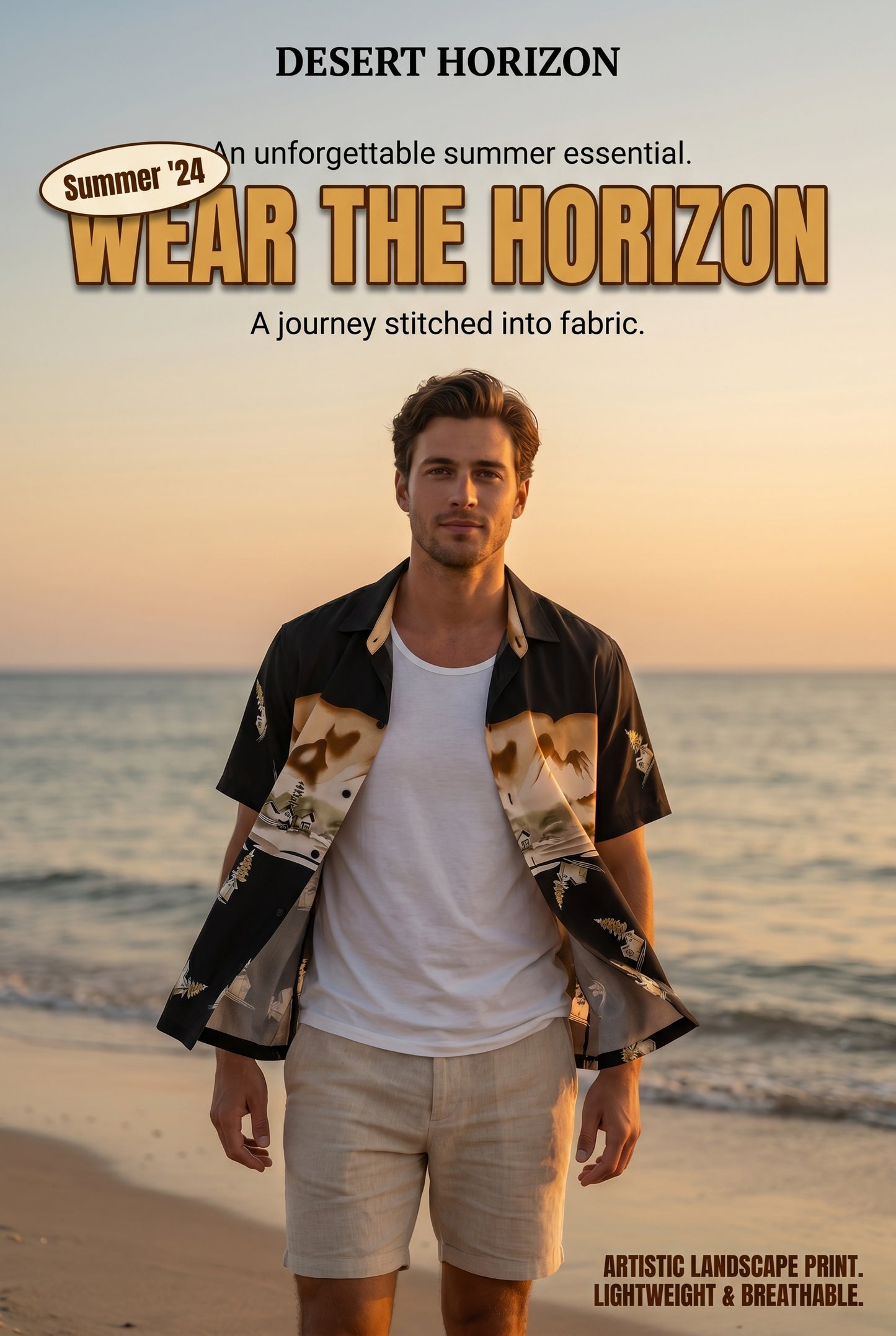 The Desert summer shirt