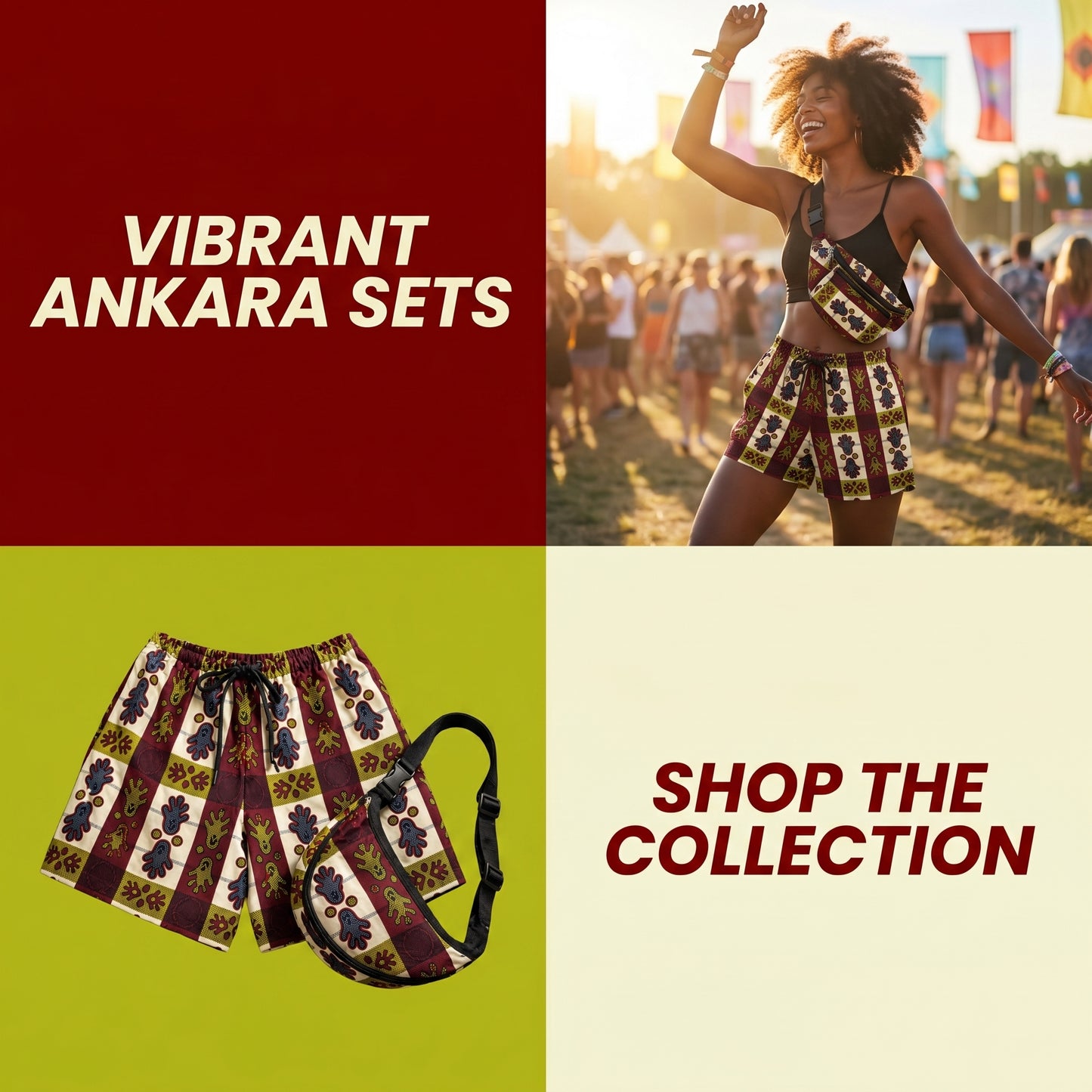 Ade short x bumbag