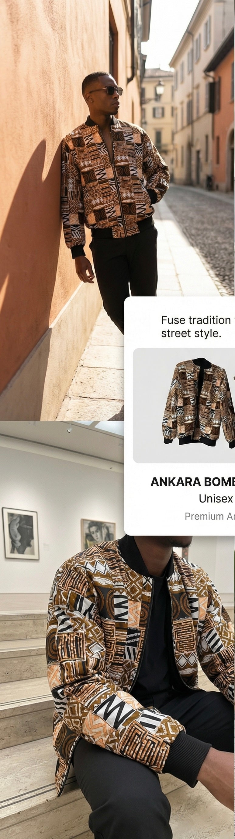 Egungu bomber jacket