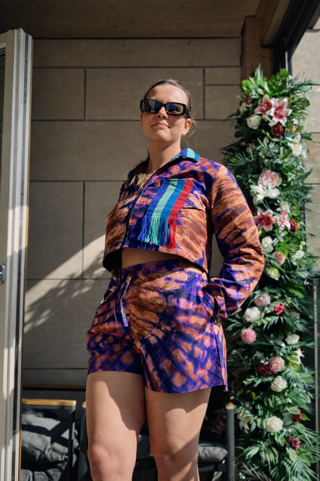 Aurora Adire luxe two piece set