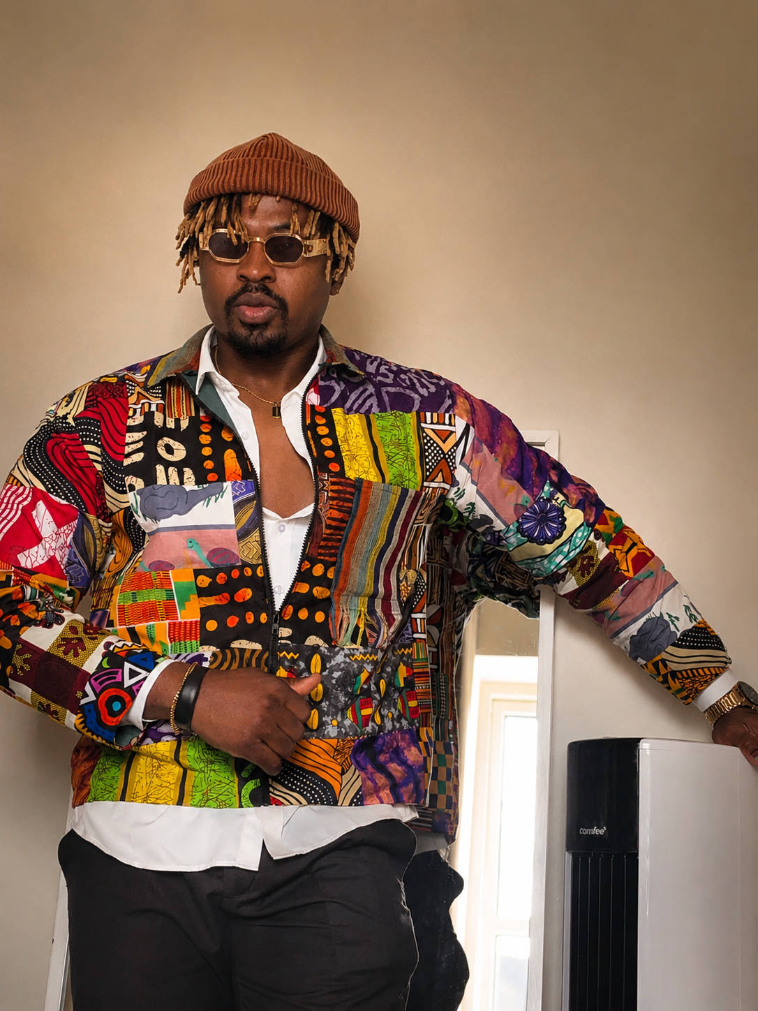 The Sustainable Statement Ankara jacket