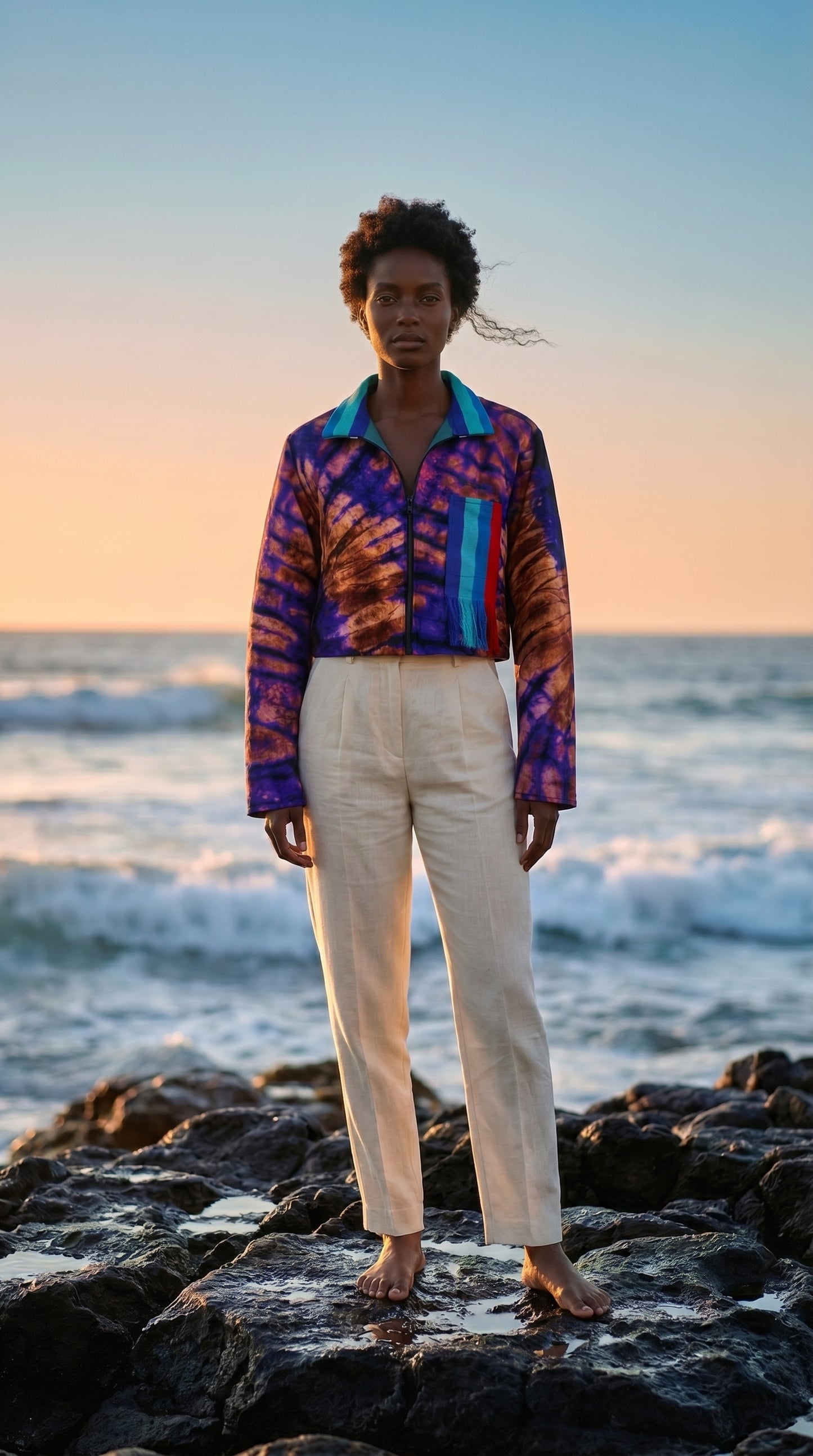 Aurora Adire jacket