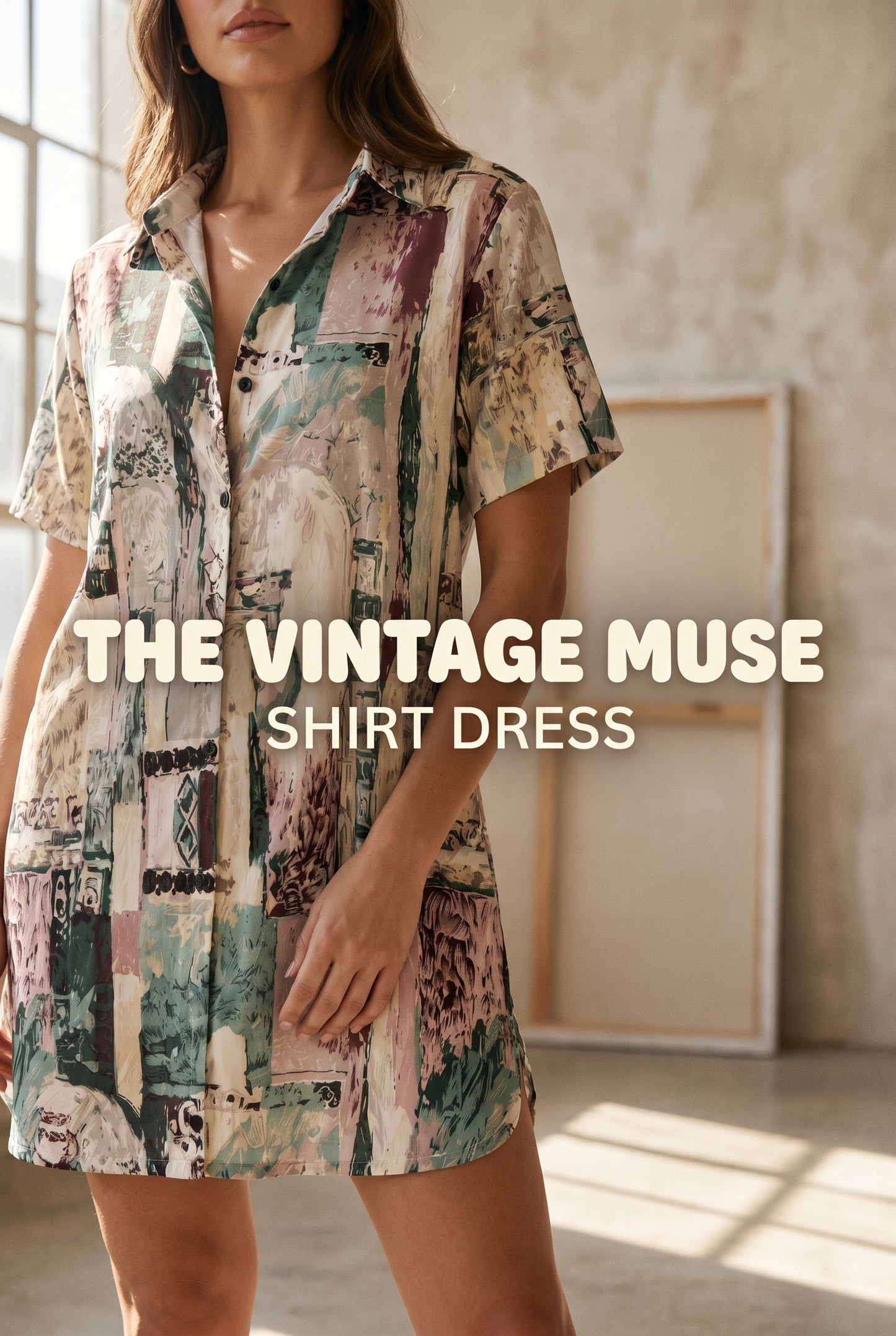 The Vintage muse shirt dress
