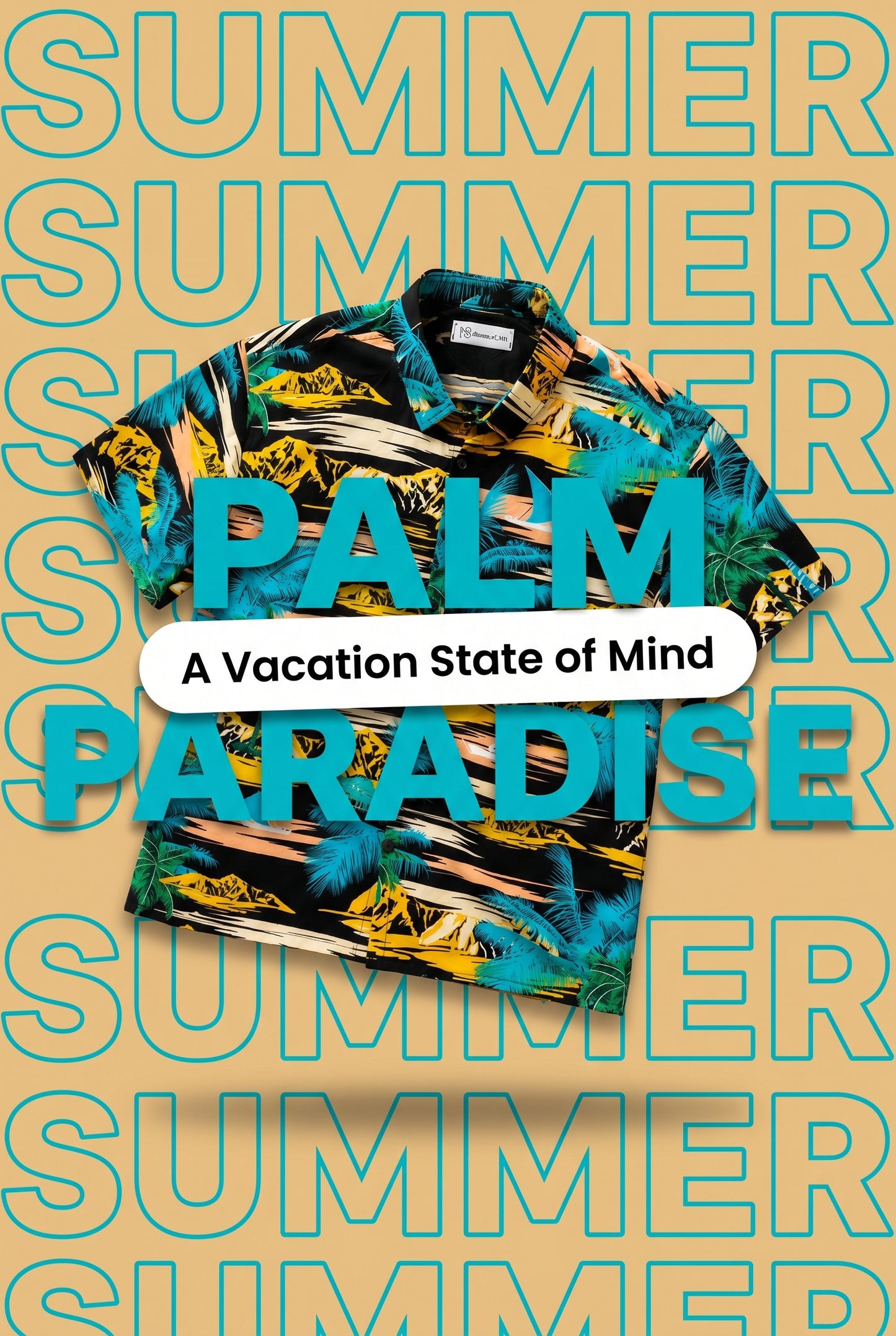 The palm paradise shirt