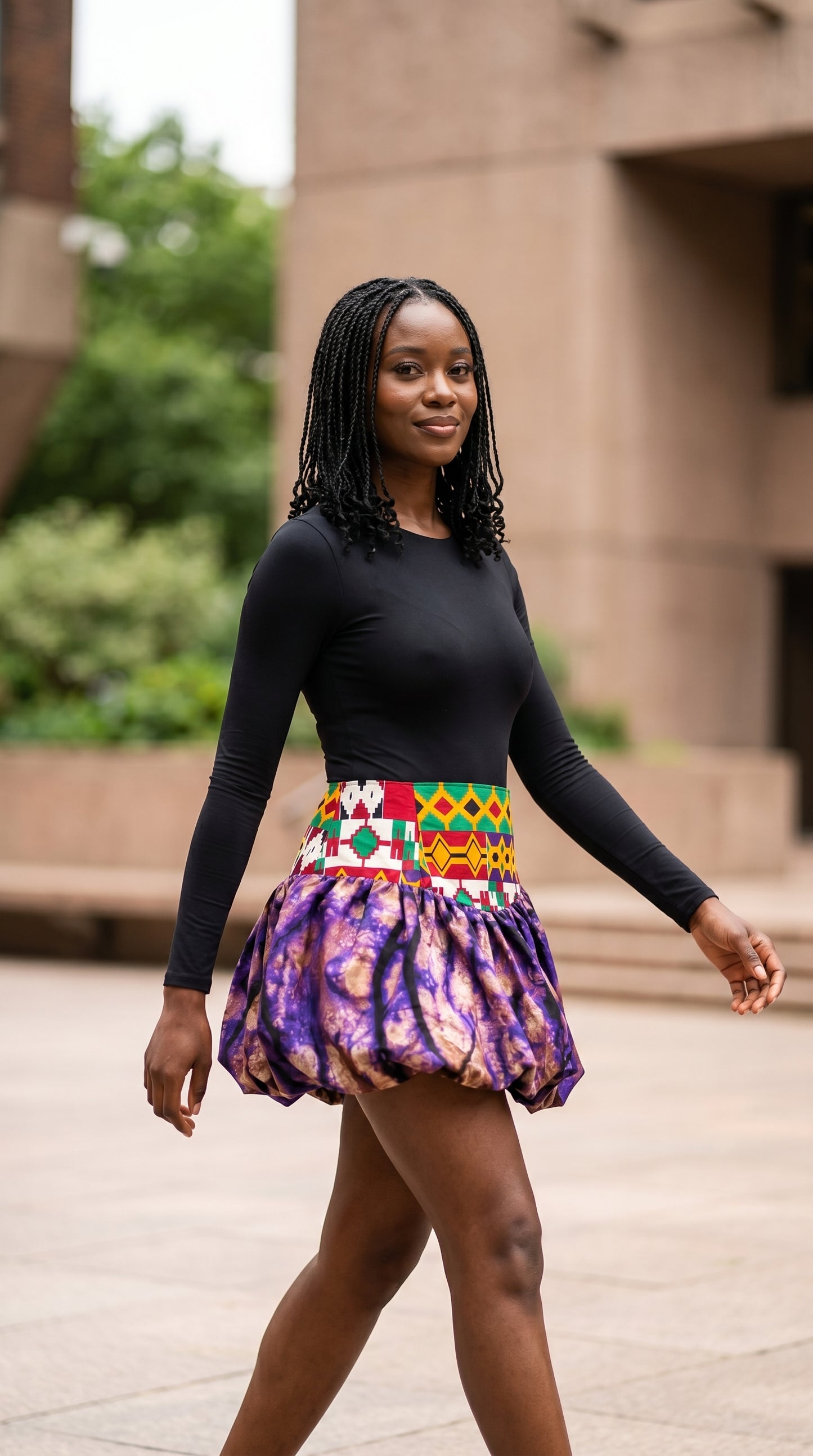Akwanwa bubble skirt