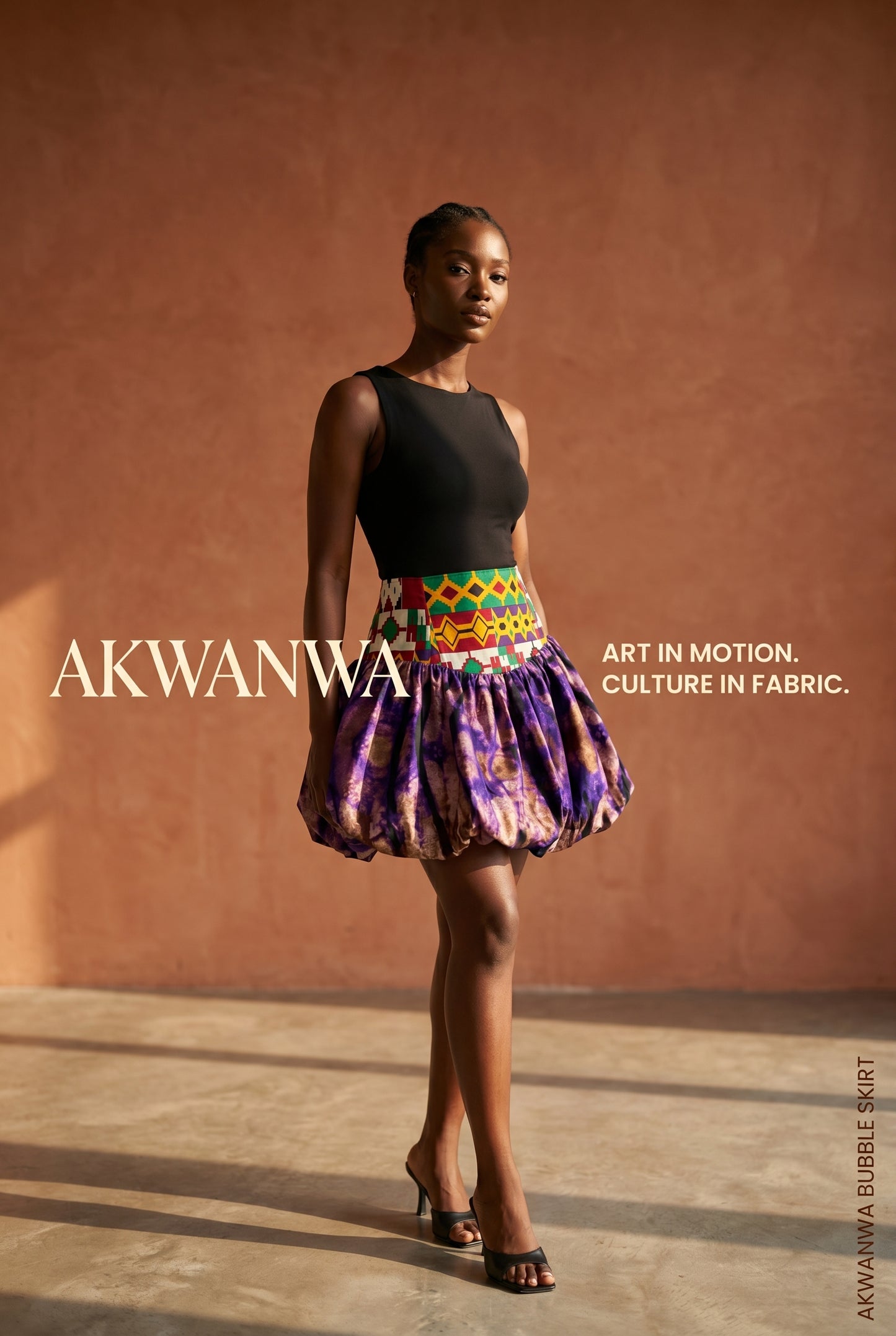 Akwanwa bubble skirt