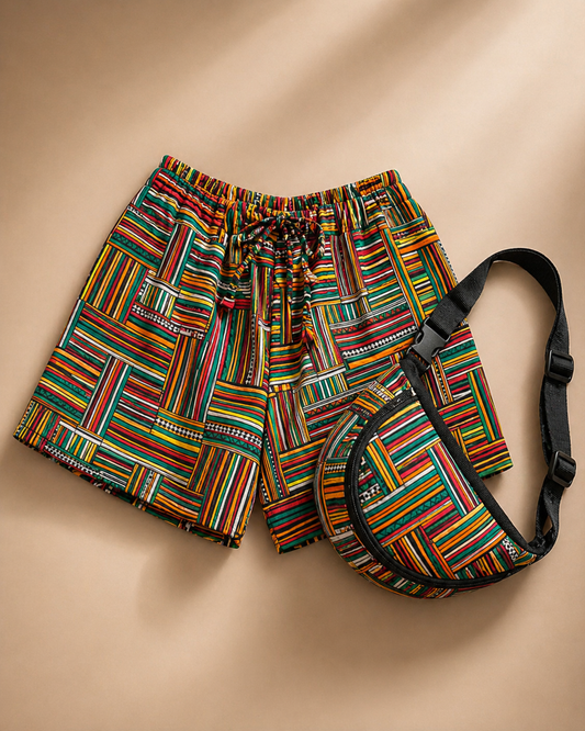 Ayanwu short x bum bag set