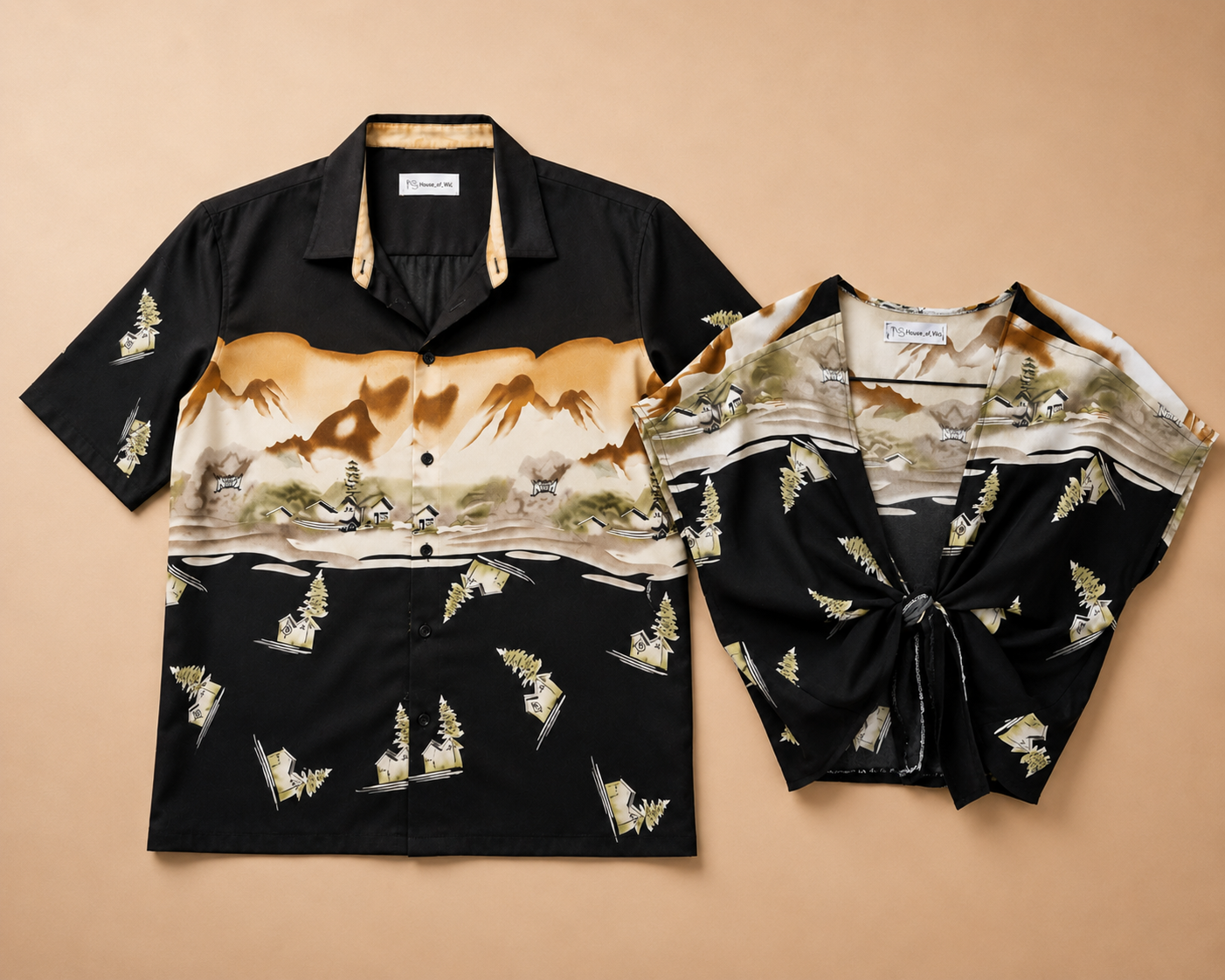 The desert summer couple matching set