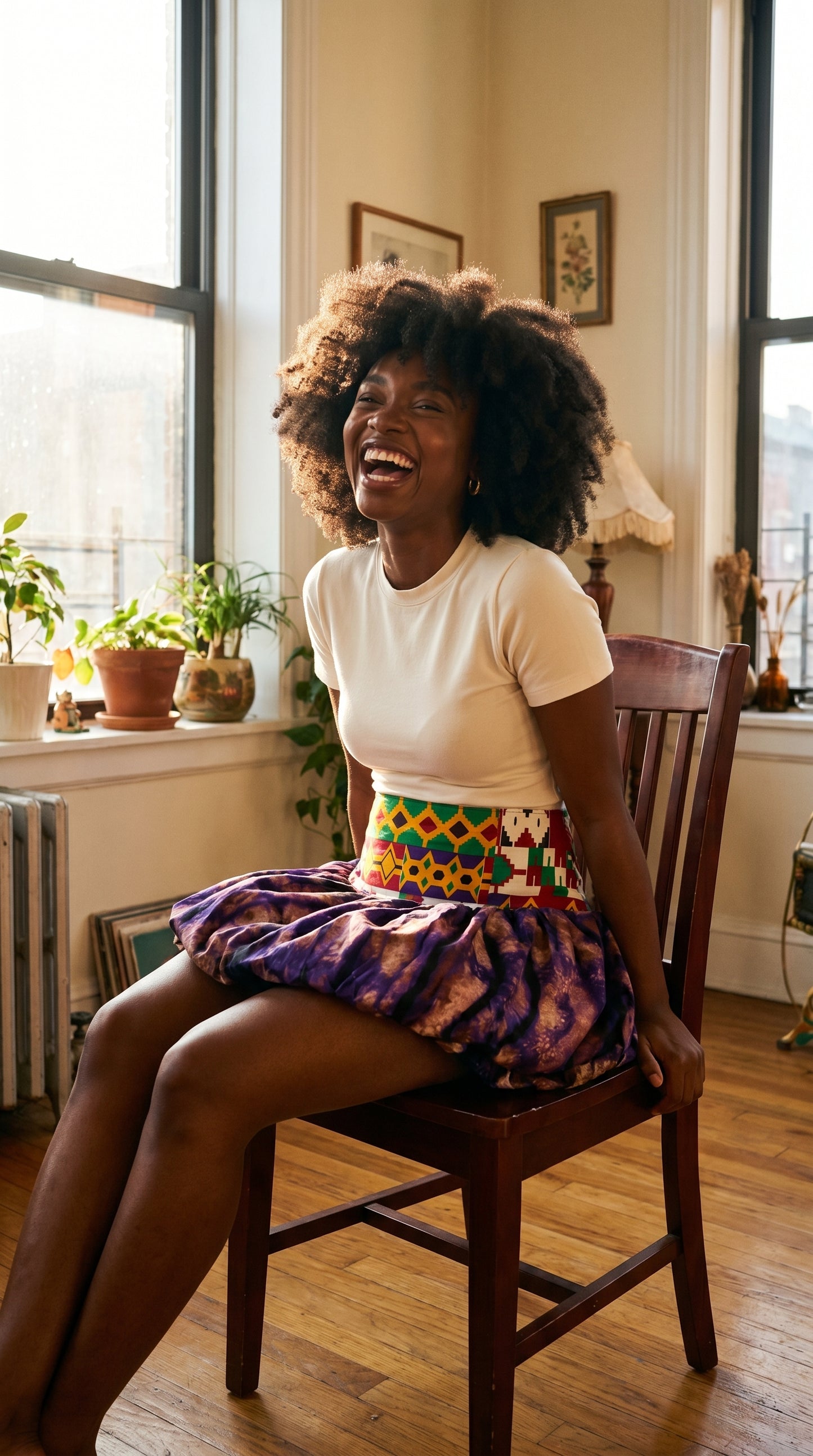 Akwanwa bubble skirt