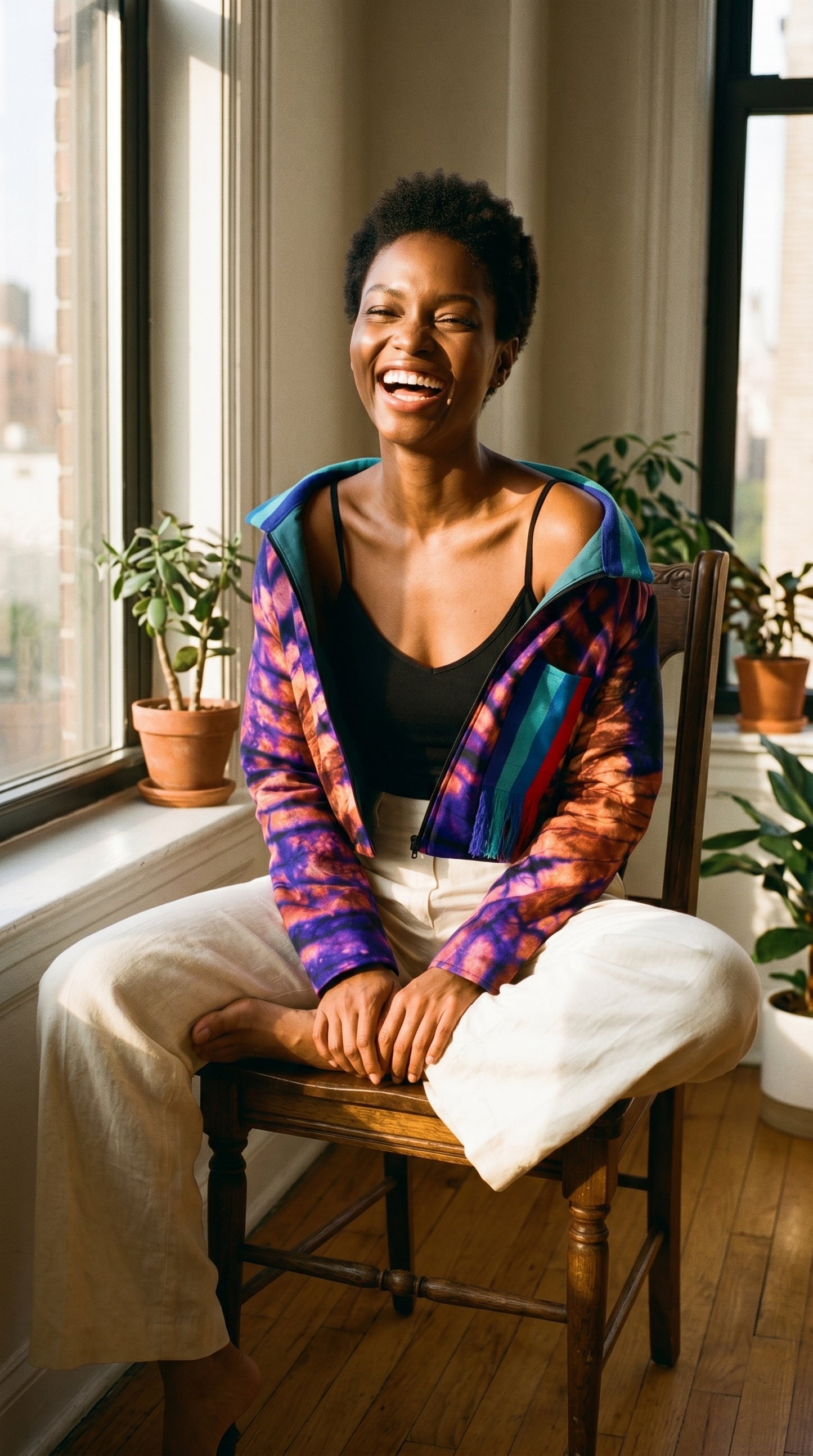 Aurora Adire jacket