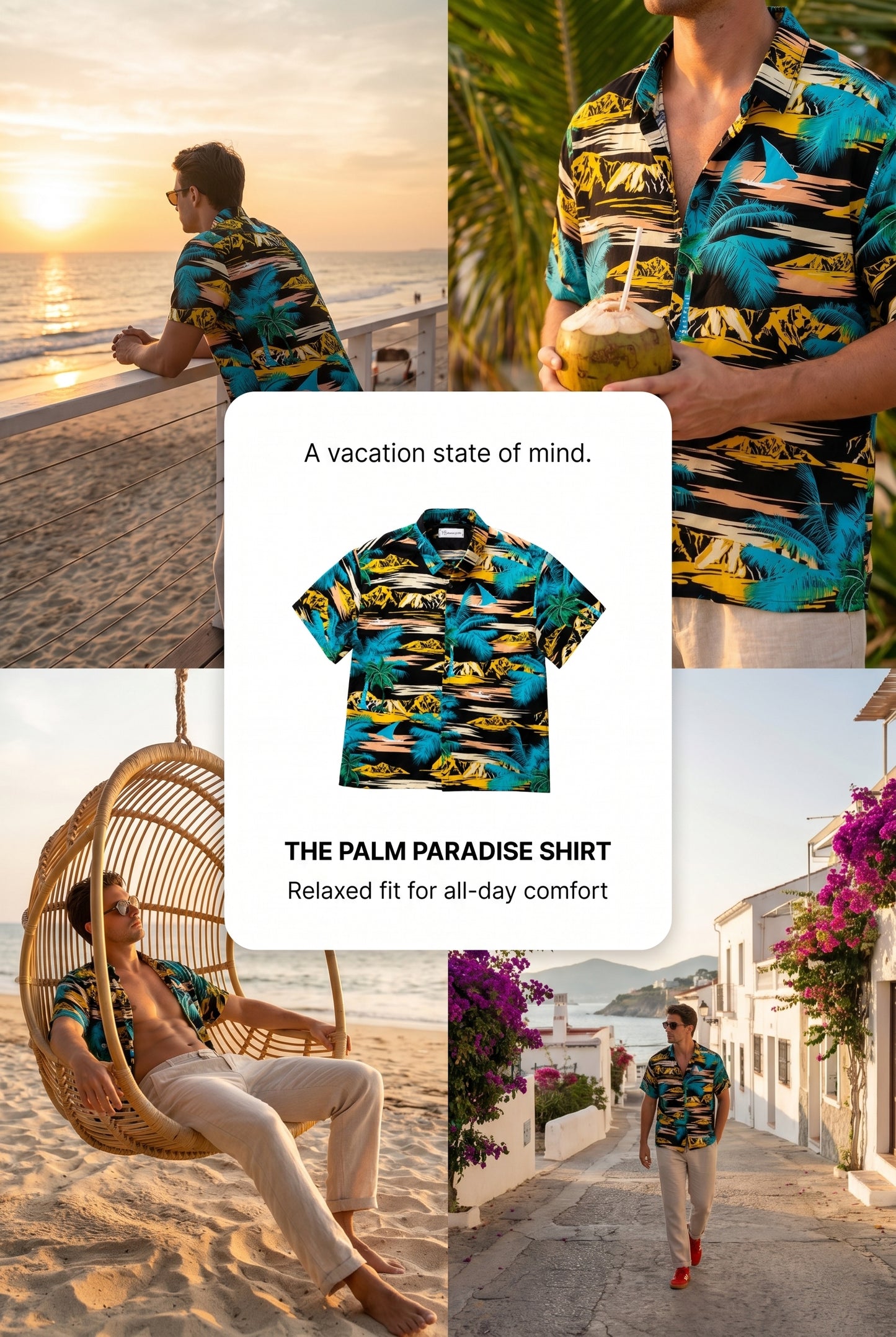 The palm paradise shirt