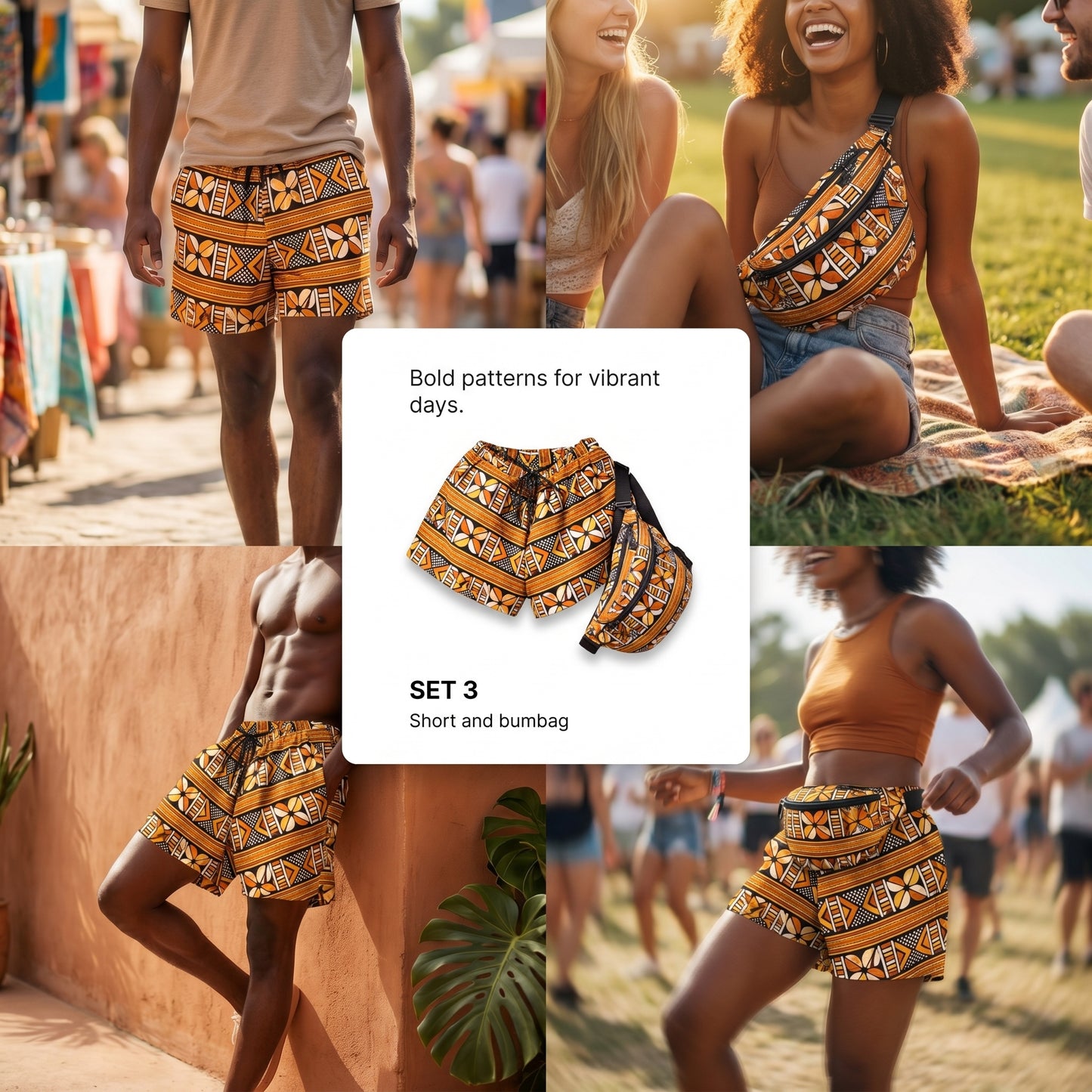 Gidi short x bum bag