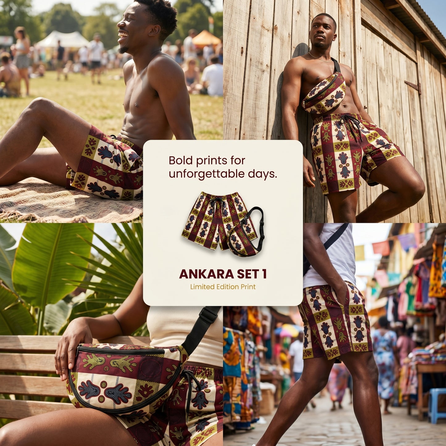 Ade short x bumbag