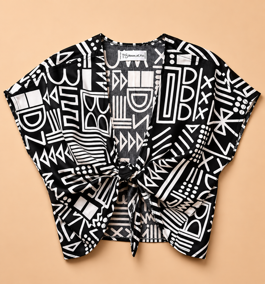 The monochrome tribe tie top